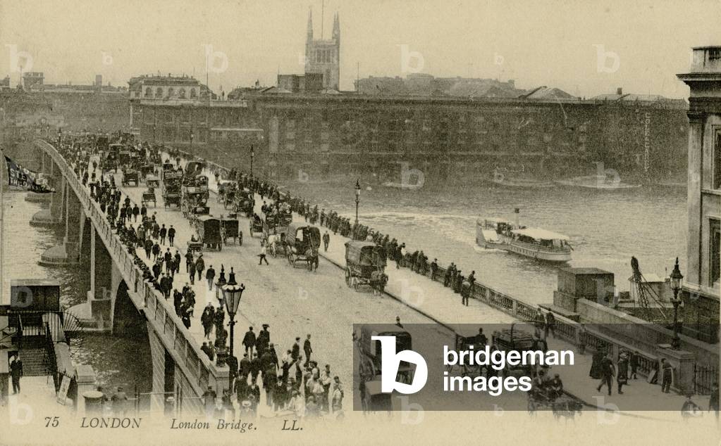 London Bridge, London, beg 20th century (postcard)