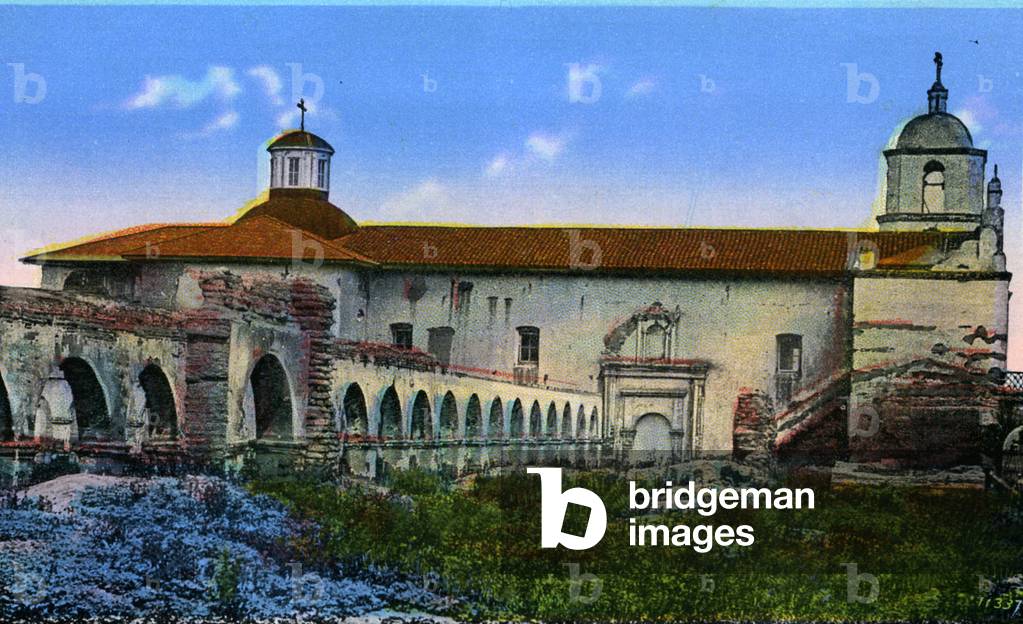 California: Arches of San Luis Rey Mission