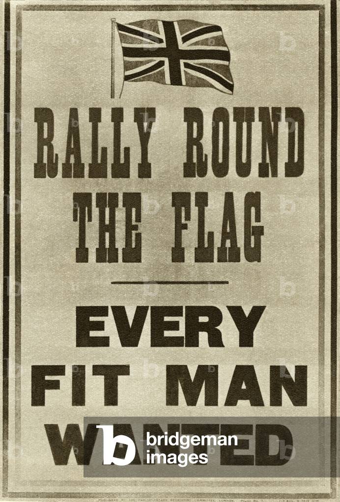 WW1 Recruitment poster, 1914 (print)