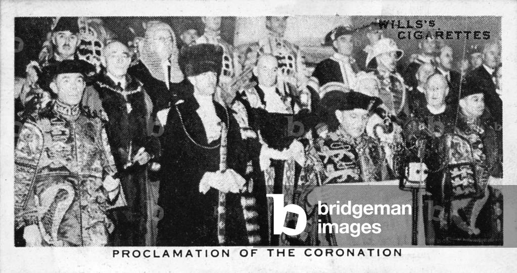 Proclamation of the Coronation of King George VI, 1936