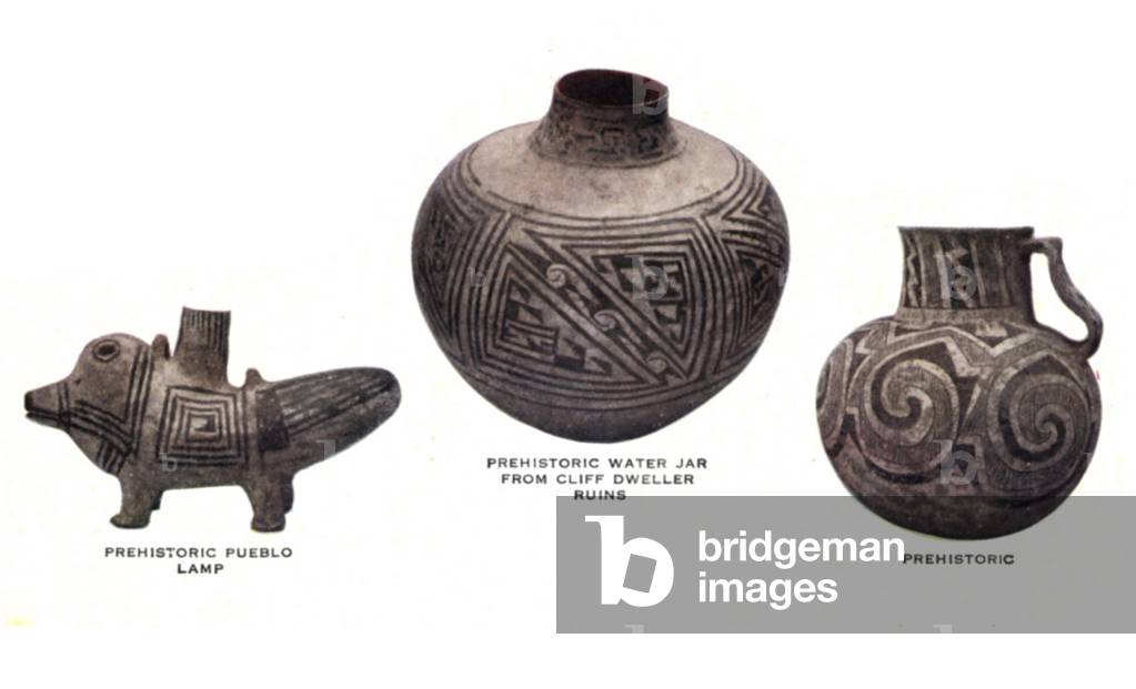 Native American clay pottery