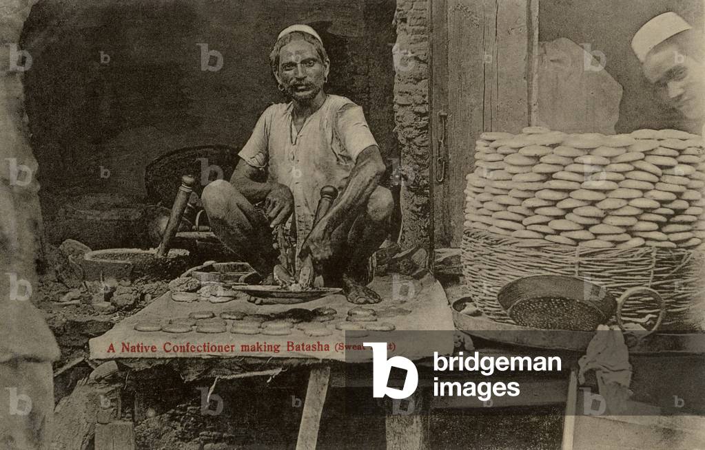 Indian sweetmeat seller