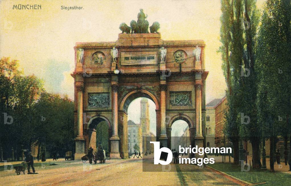 Siegestor (Victory Gate), late 19th century (print)