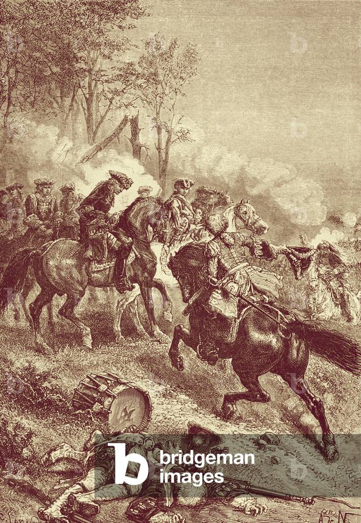 The battle of Fontenoy
