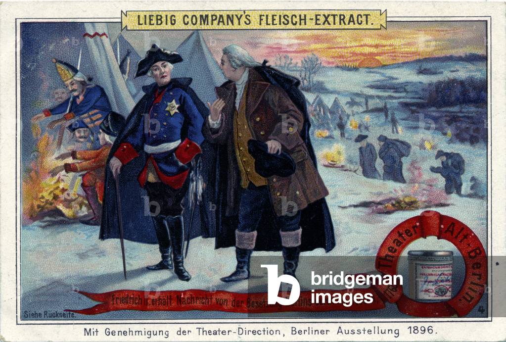 Frederick the Great  receives news of the occupation of Berlin by the Russians