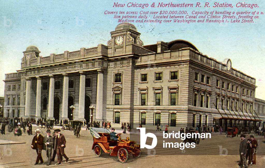 New Chicago and Northwestern R. R. Station