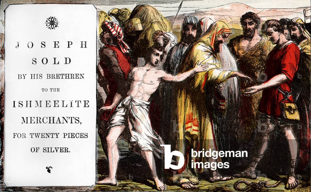 Genesis:  Joseph sold by his brethren - Bible