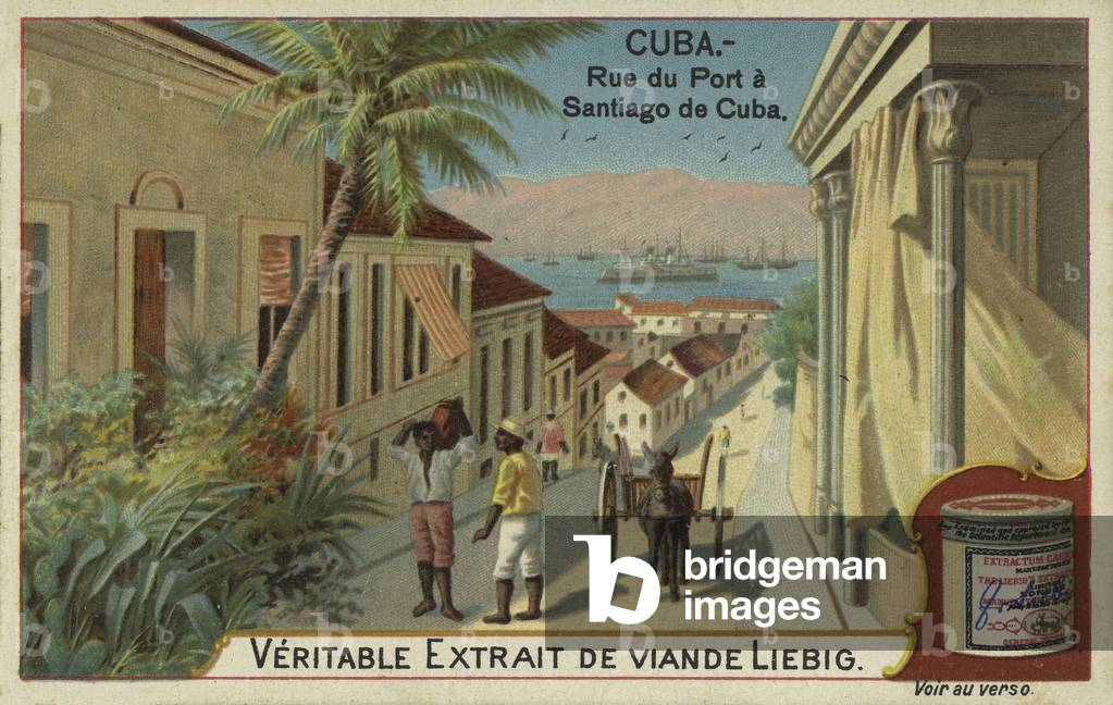 Santiago de Cuba, 19th century (chromo)
