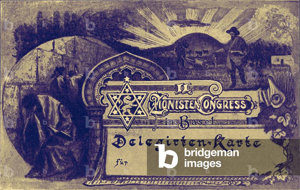 Second Zionist Congress at Basel delegate card
