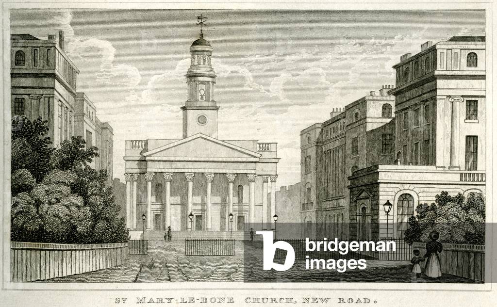 St Mary-le-bone Church, New Road