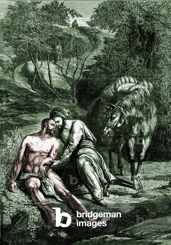 Samaritan and the wounded man  - Bible