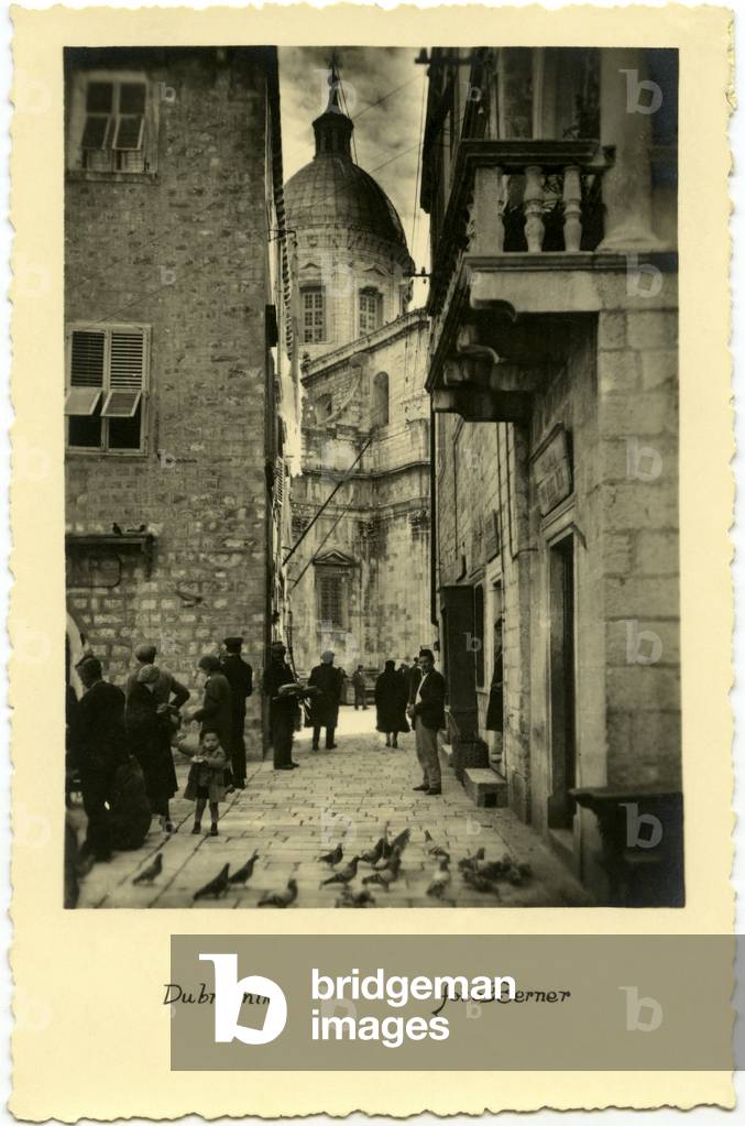 Dubrovnik street in 1930s