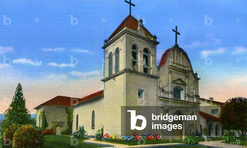 California: San Carlos Mission Presido Chapel, Monterey