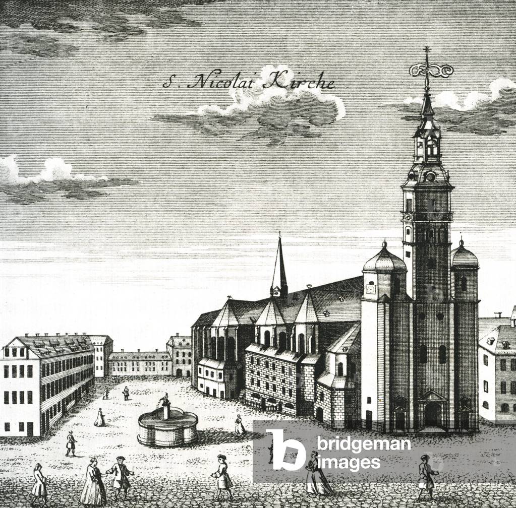 St Nicolai Church, Leipzig. 1749.
