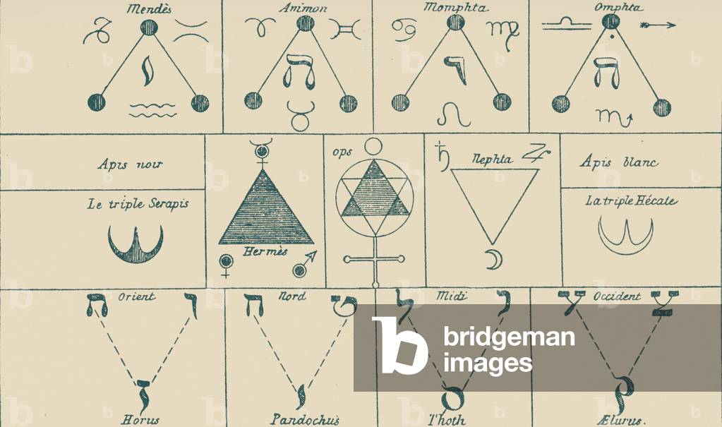 'Explanatory diagram of the astronomical and alphabetical tablet of Bembo'