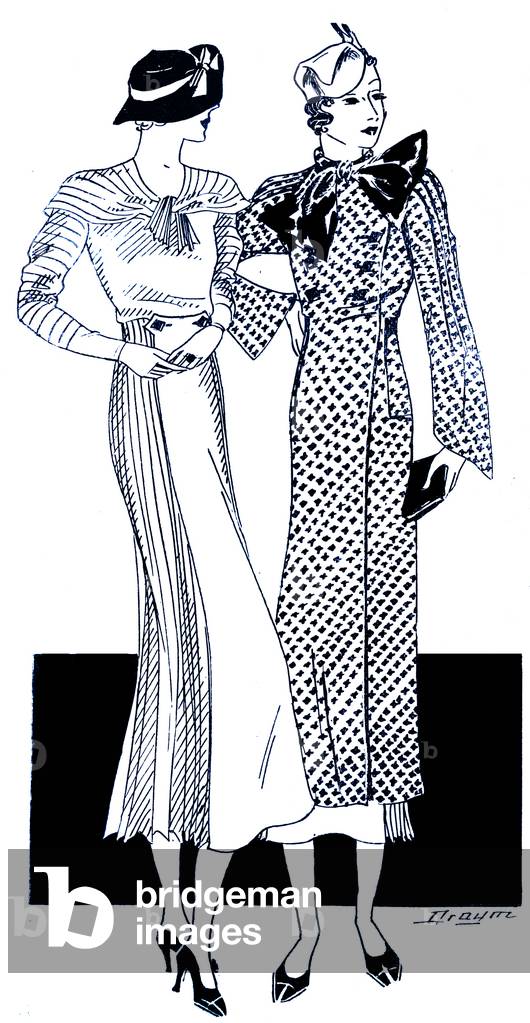 La Femme Chez Elle - tailored dresses from 1933.