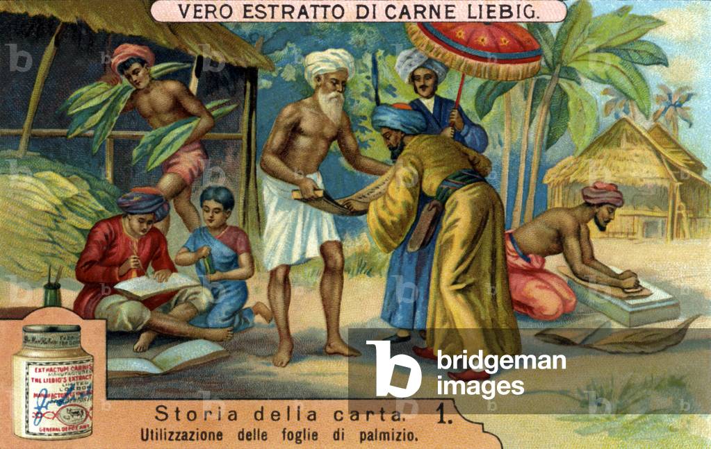 History of Paper: Using palm leaves