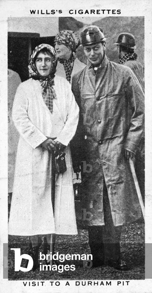 King George VI and Queen Elizabeth in Durham, 1936