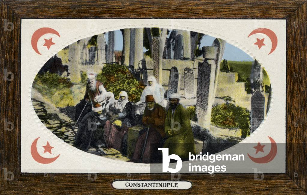 Eyoub cemetery, late 19th/beg 20th century (postcard)