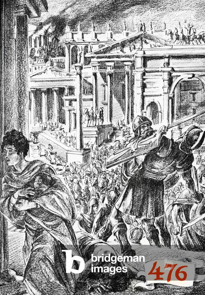 The Fall of Rome in 476 AD