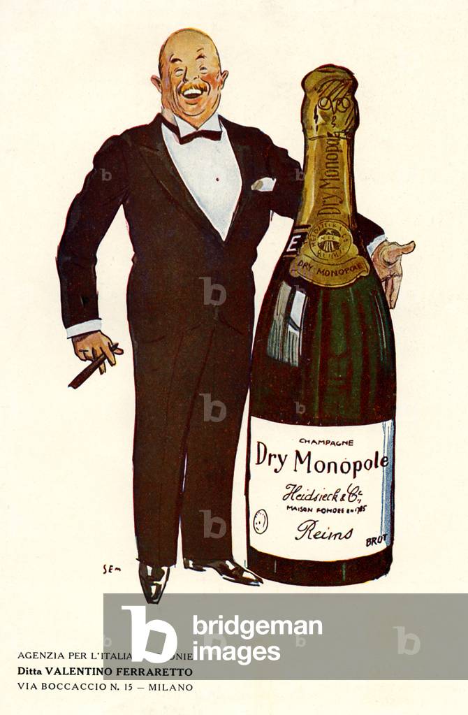 Advertisement for Dry Monopole champagne, 1928 (poster)