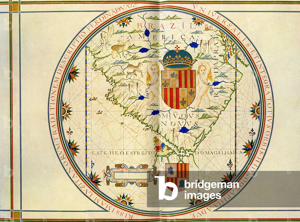 Map of the Southern tip the Americas
