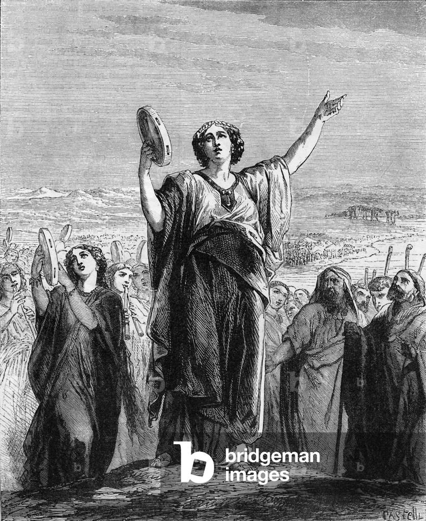Miriam the prophetess song of celebration - Bible
