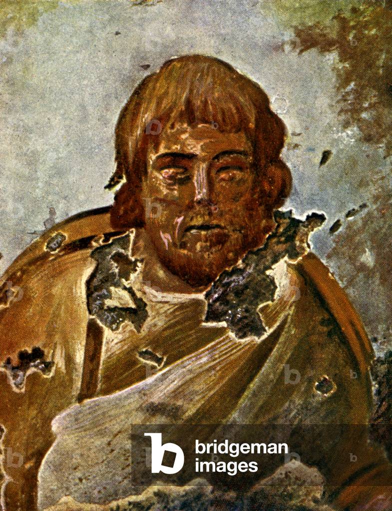 Fresco depicting Jesus