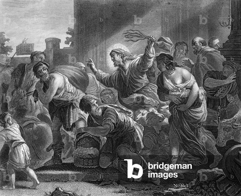 Jesus cleanses the temple