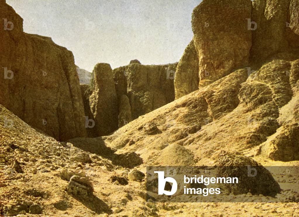 In the valley of the royal tombs, Egypt.