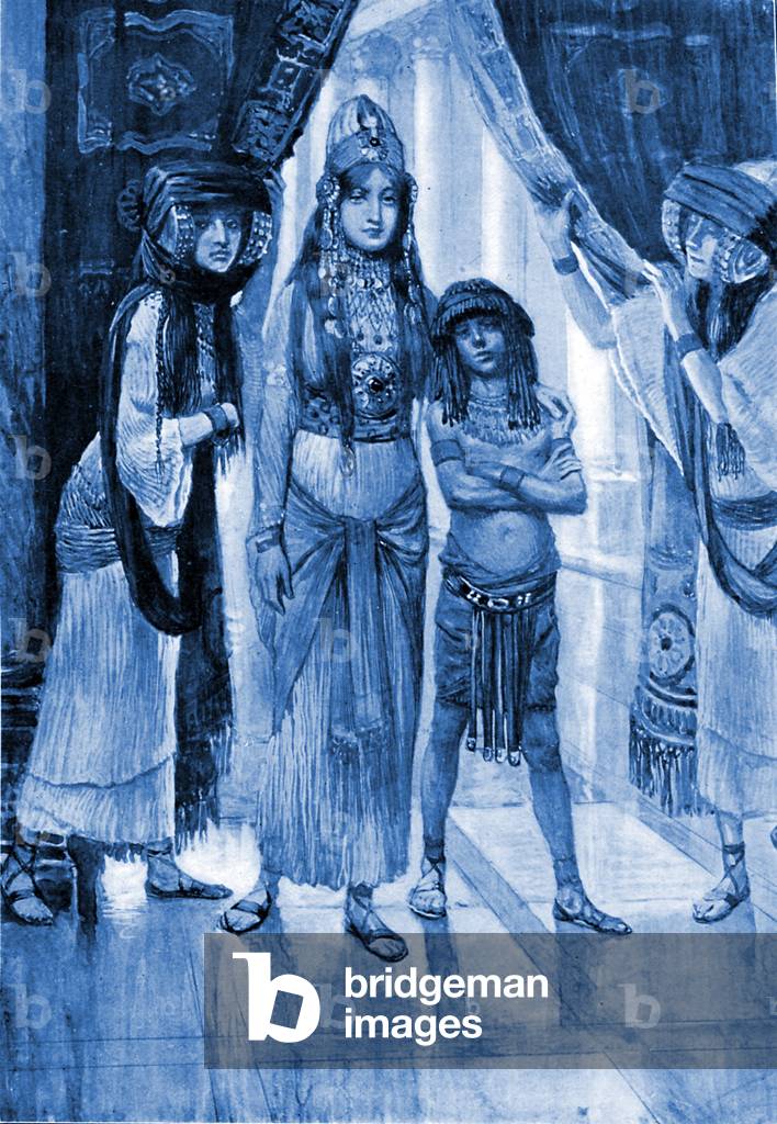 Esther presented to Ahasuerus by Tissot - Bible