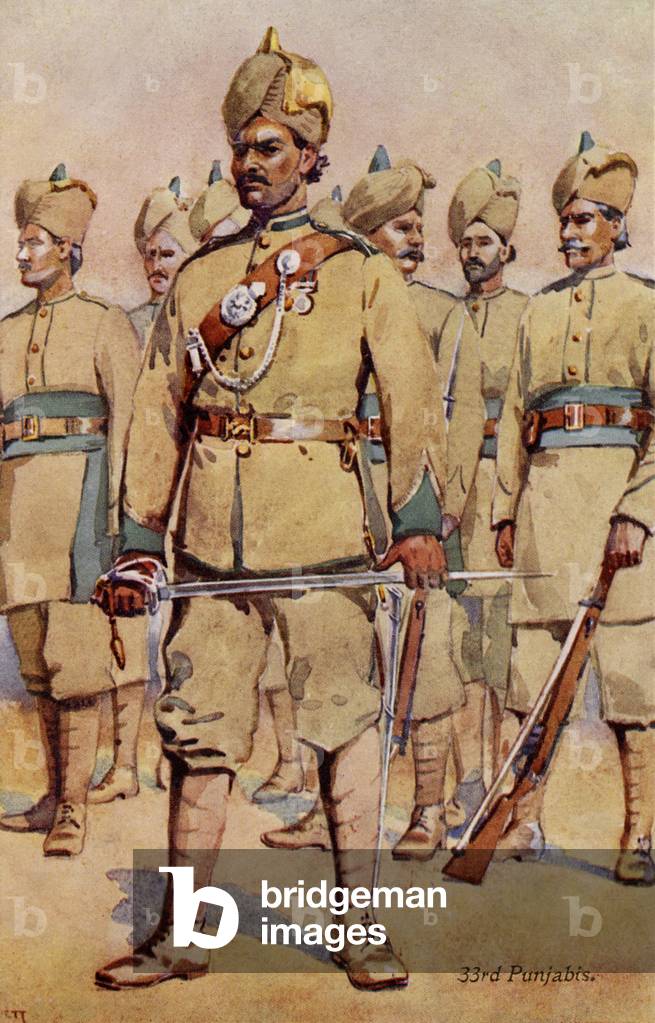 Regiment of the 33rd Punjabis