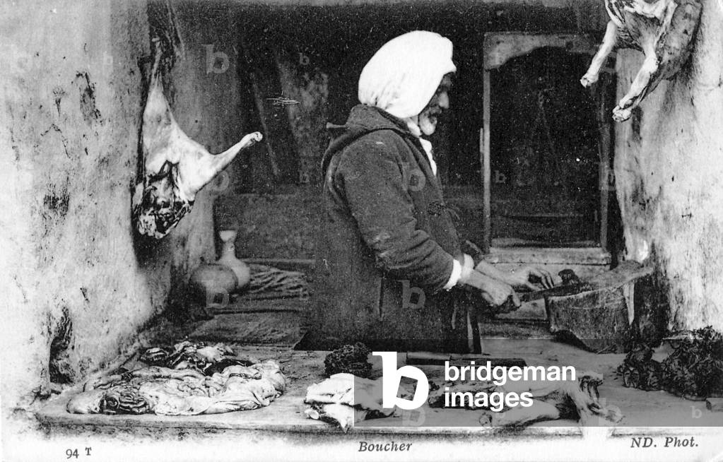 Butcher, France.
