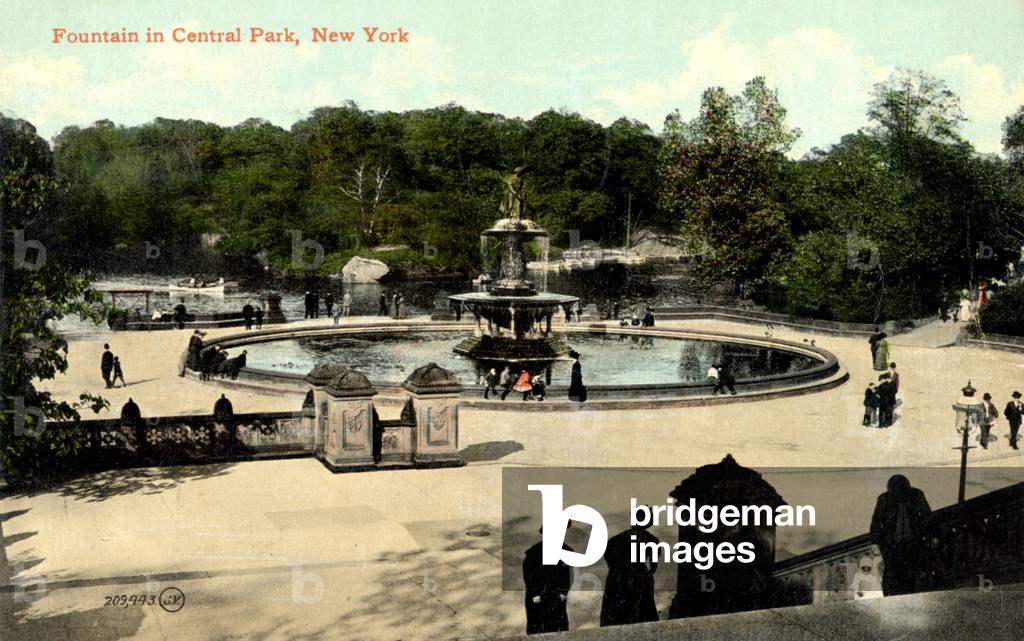 New York City, USA: the Bethesda Fountain in Central Park