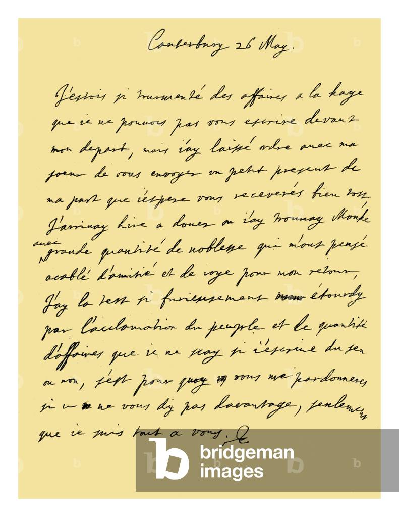 Autograph: Charles II, 1660.