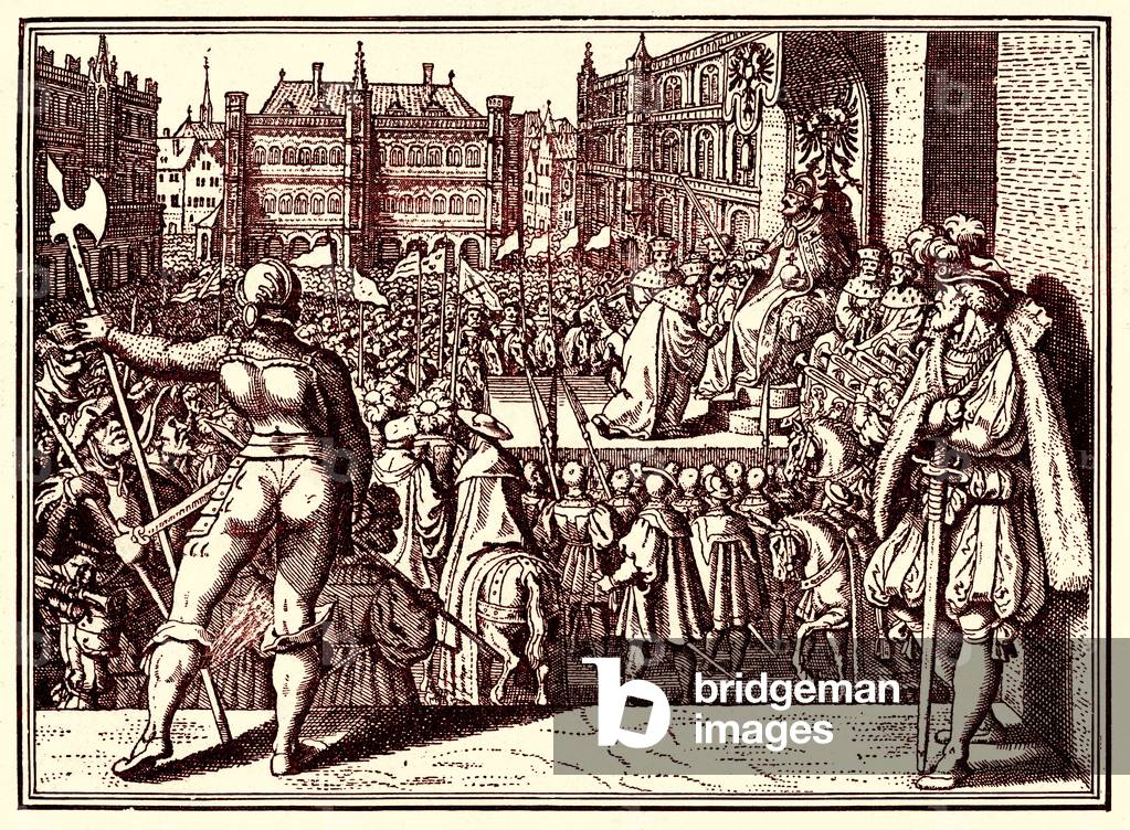 Count Moriz of Saxony is honoured