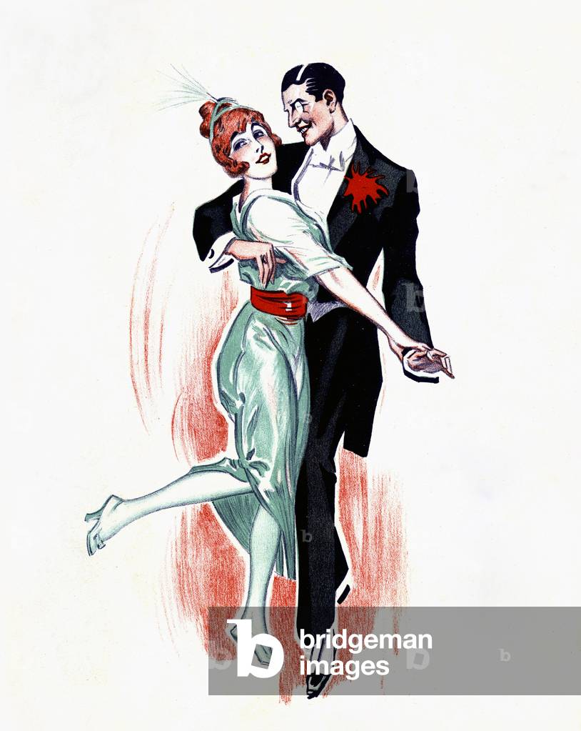 One-step - couple dancing