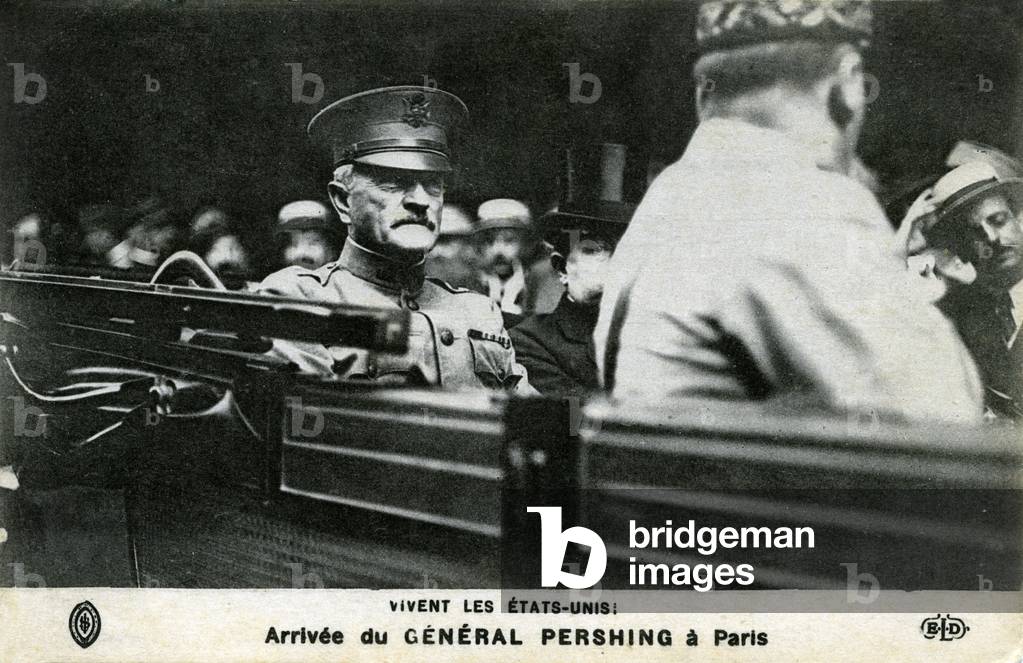 General Pershing 's arival in Paris