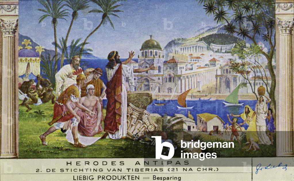 Herod Antipas, Liebig card, 1951 (print)