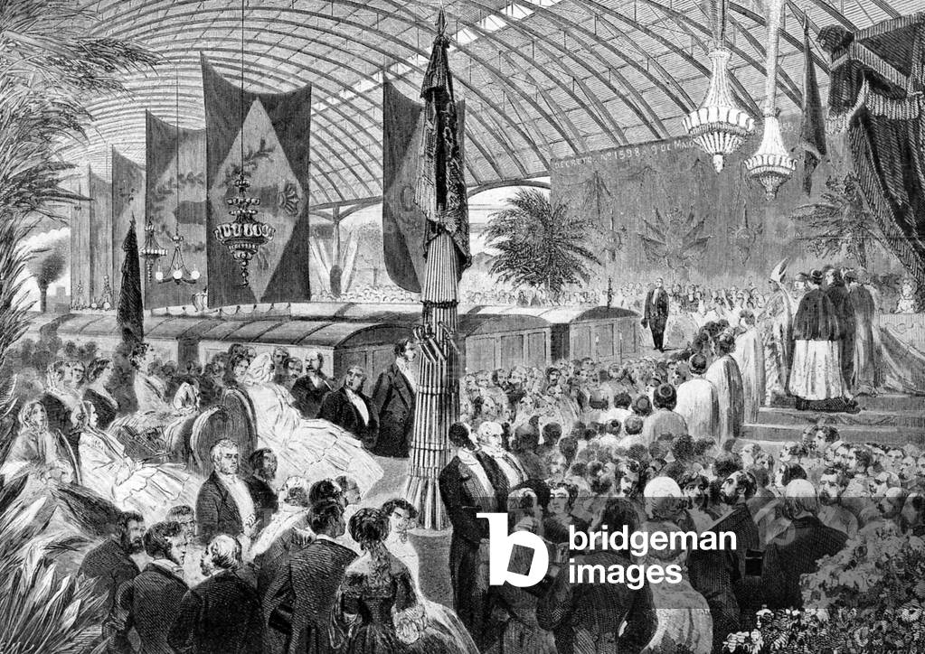 Inauguration of Don Pedro Railway, Brazil, 1858