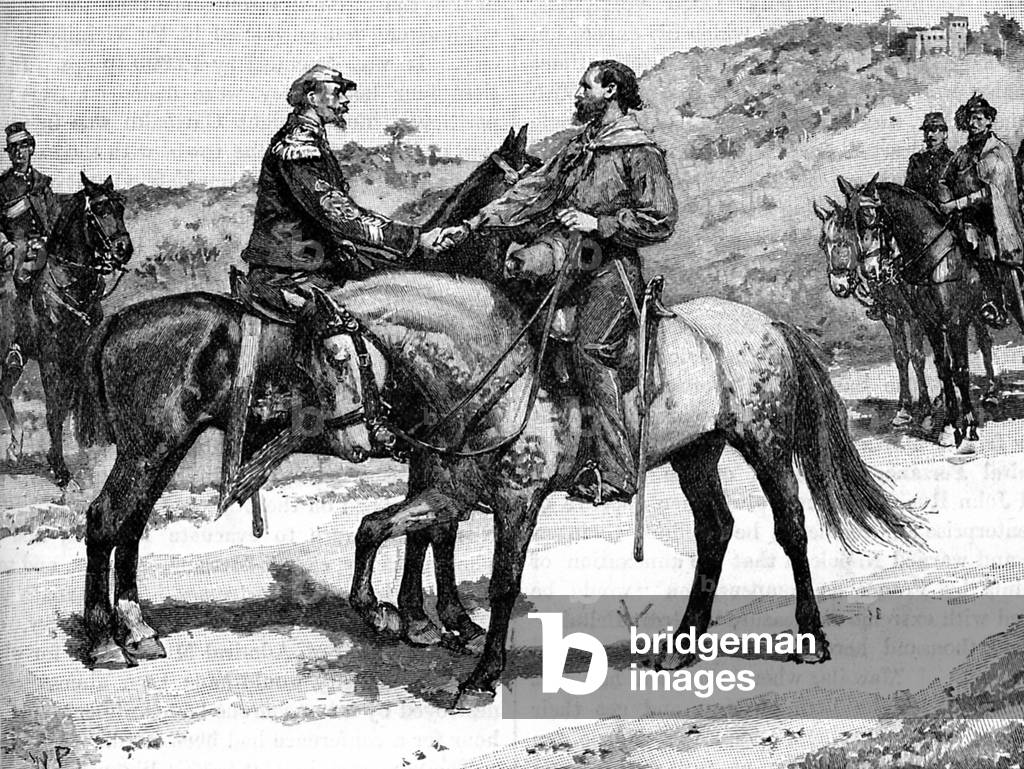 Garibaldi and Victor Emmanuel II of Italy