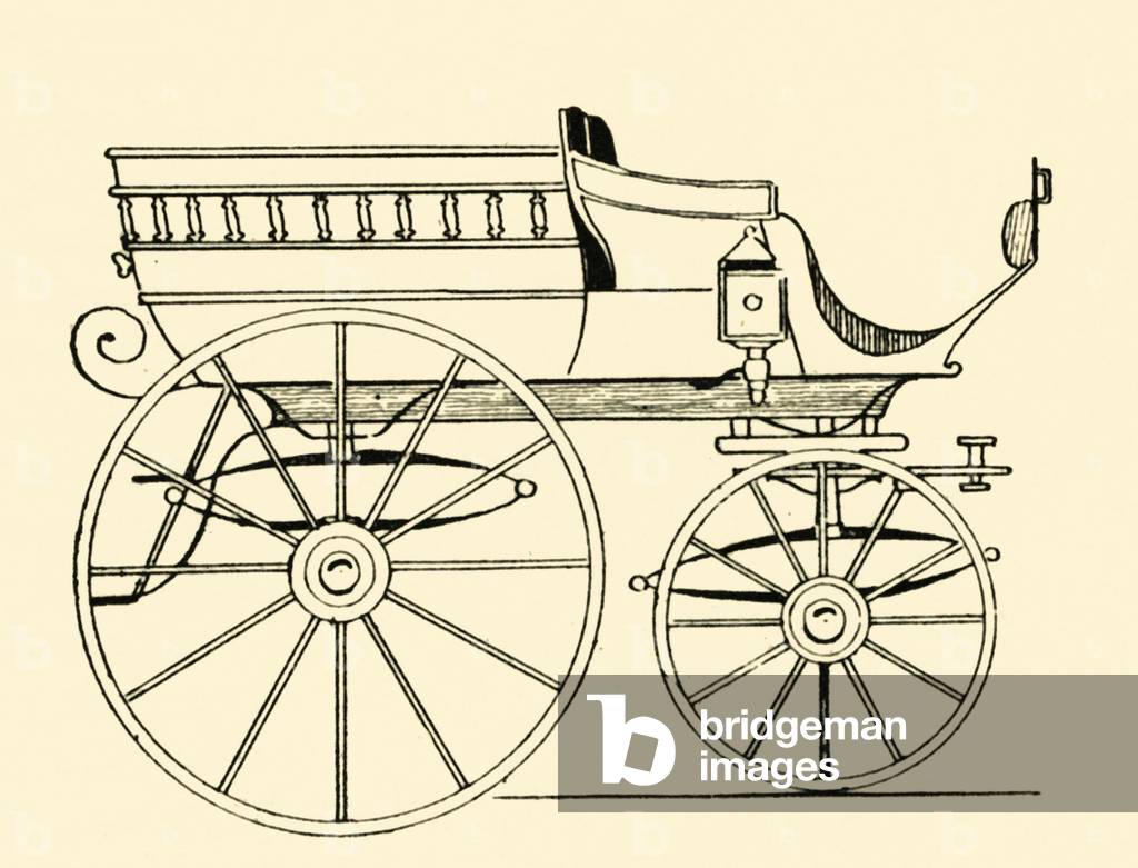 Charabanc / char-à-banc in 1860