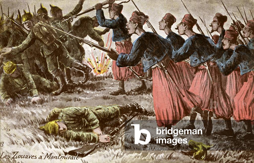 Zouave at Montmirail on the Western Front