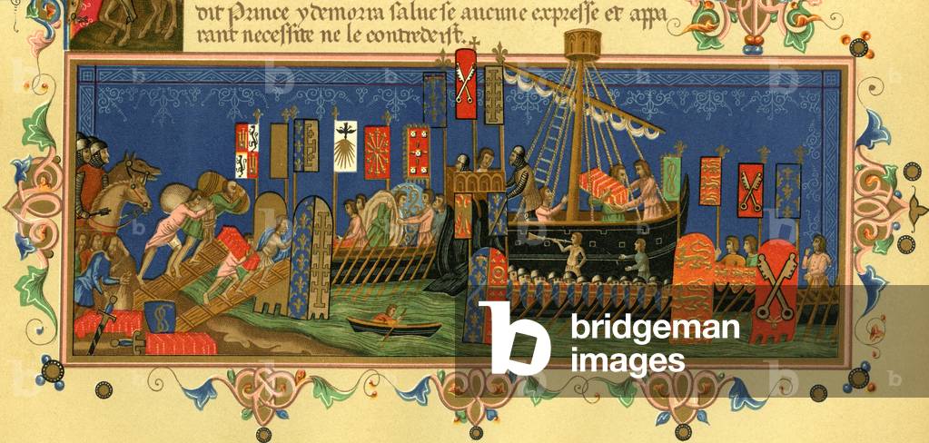 Departing for the Crusades