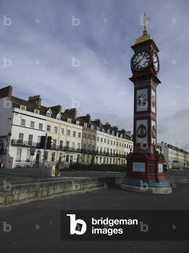 Jubiliee Clock Tower on the Esplanade at Weymouth, Dorset