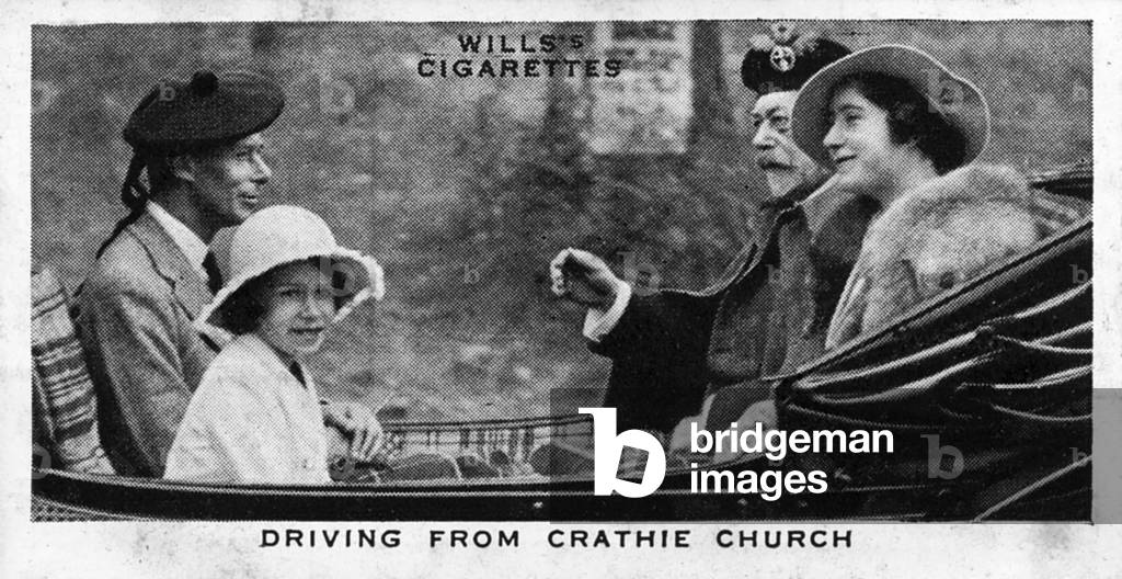 King George V with his son and his family, Balmoral, 1935