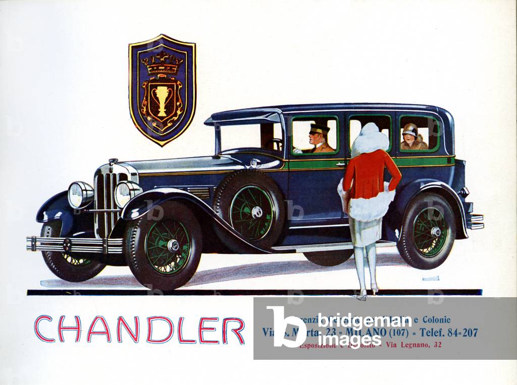 Advertisement for Chandler Motor Cars, 1928 (print)