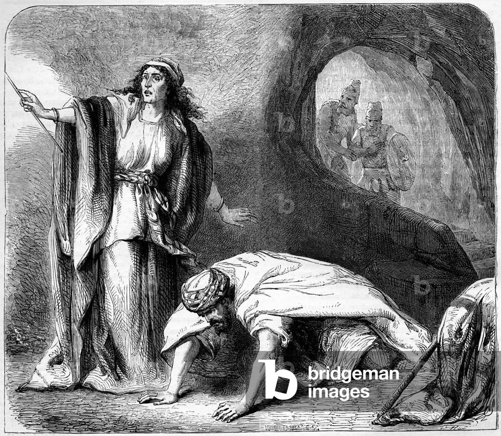 Raising of Samuel by the witch of Endor - Bible