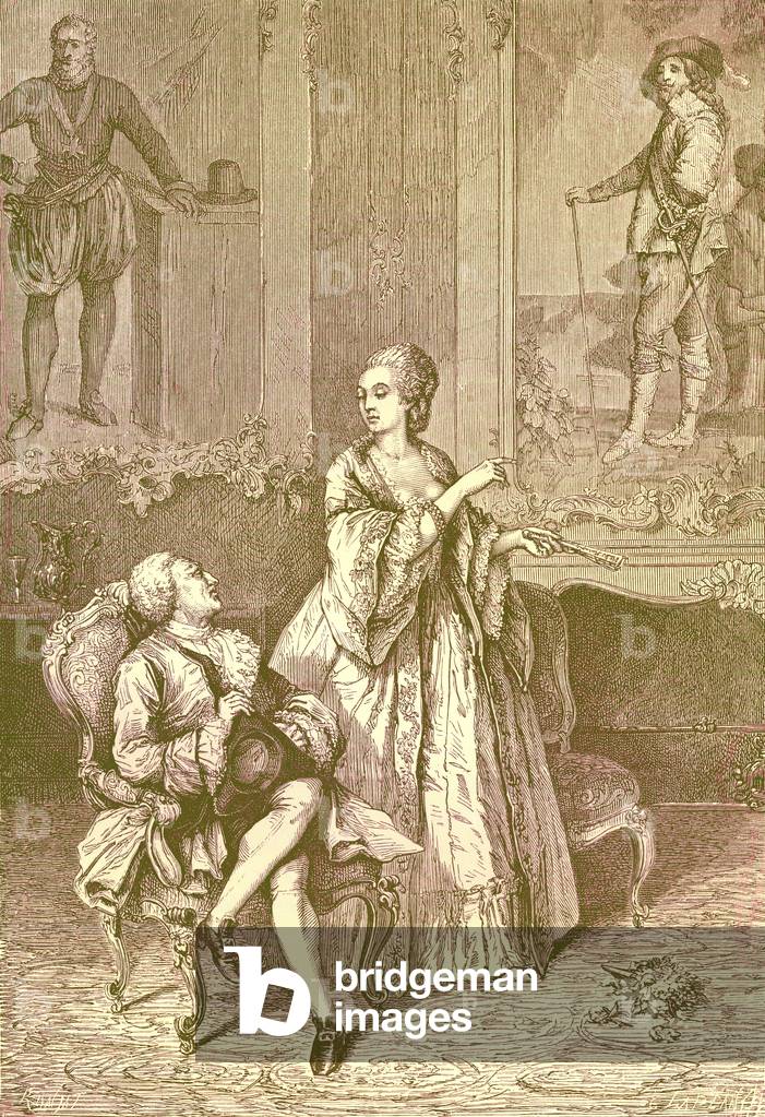 Louis XV and Madame du Barry