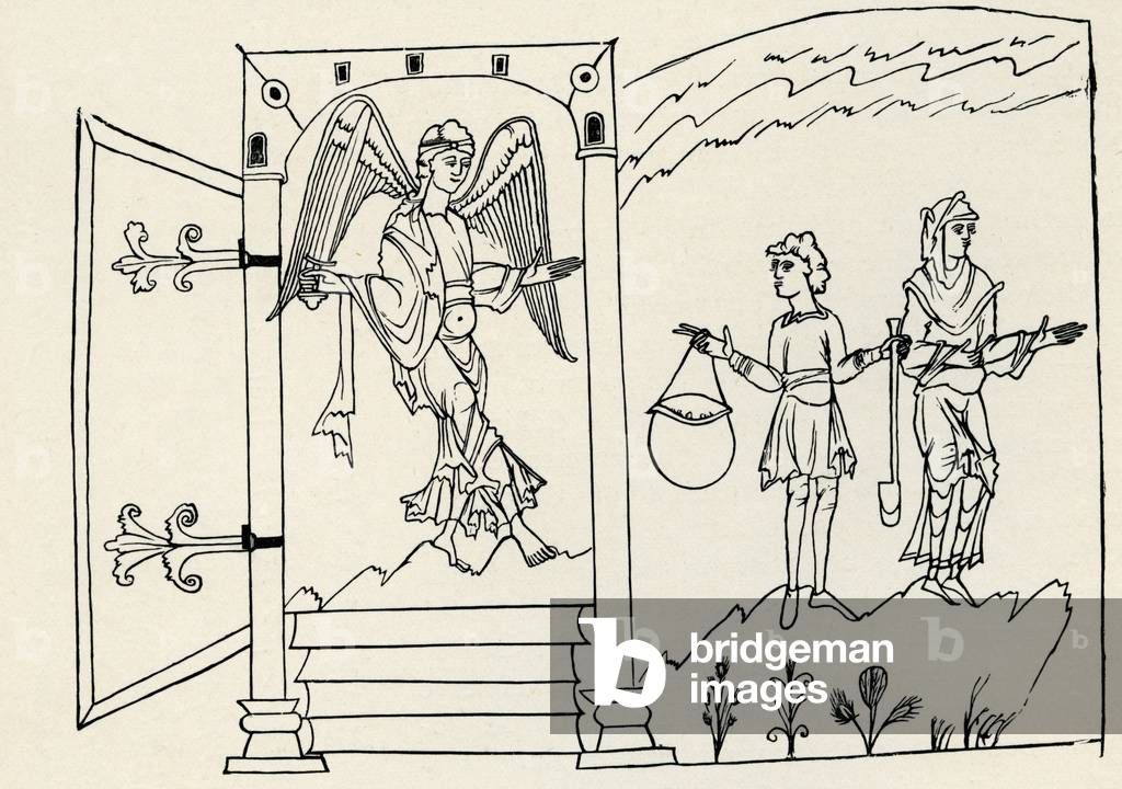 Expulsion of Adam and Eve from Paradise  (engraving)